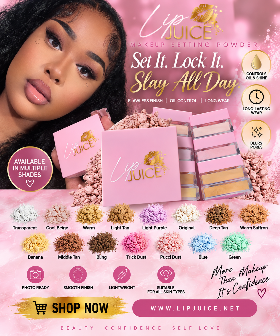 Woo setting powder