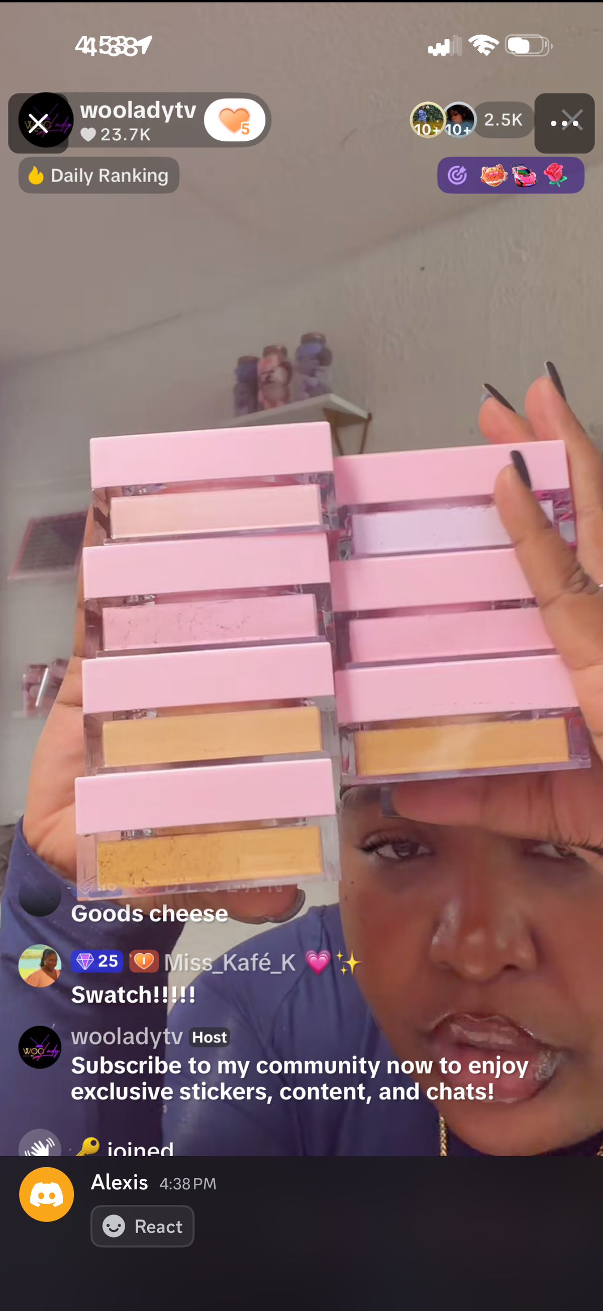 Woo setting powder