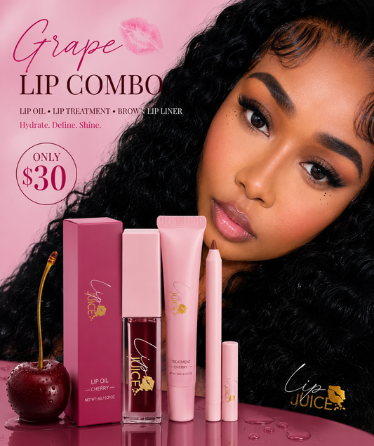 Woo grape lip combo